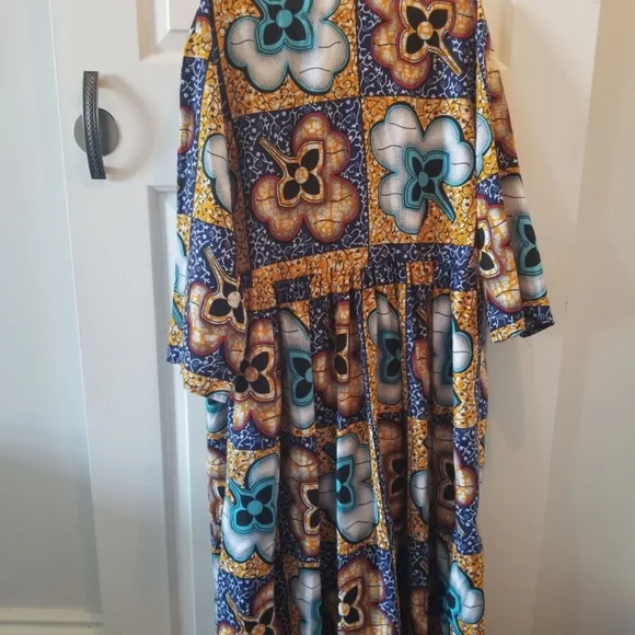 Multi-Patterned Maxi Dress - Picture 6 of 6